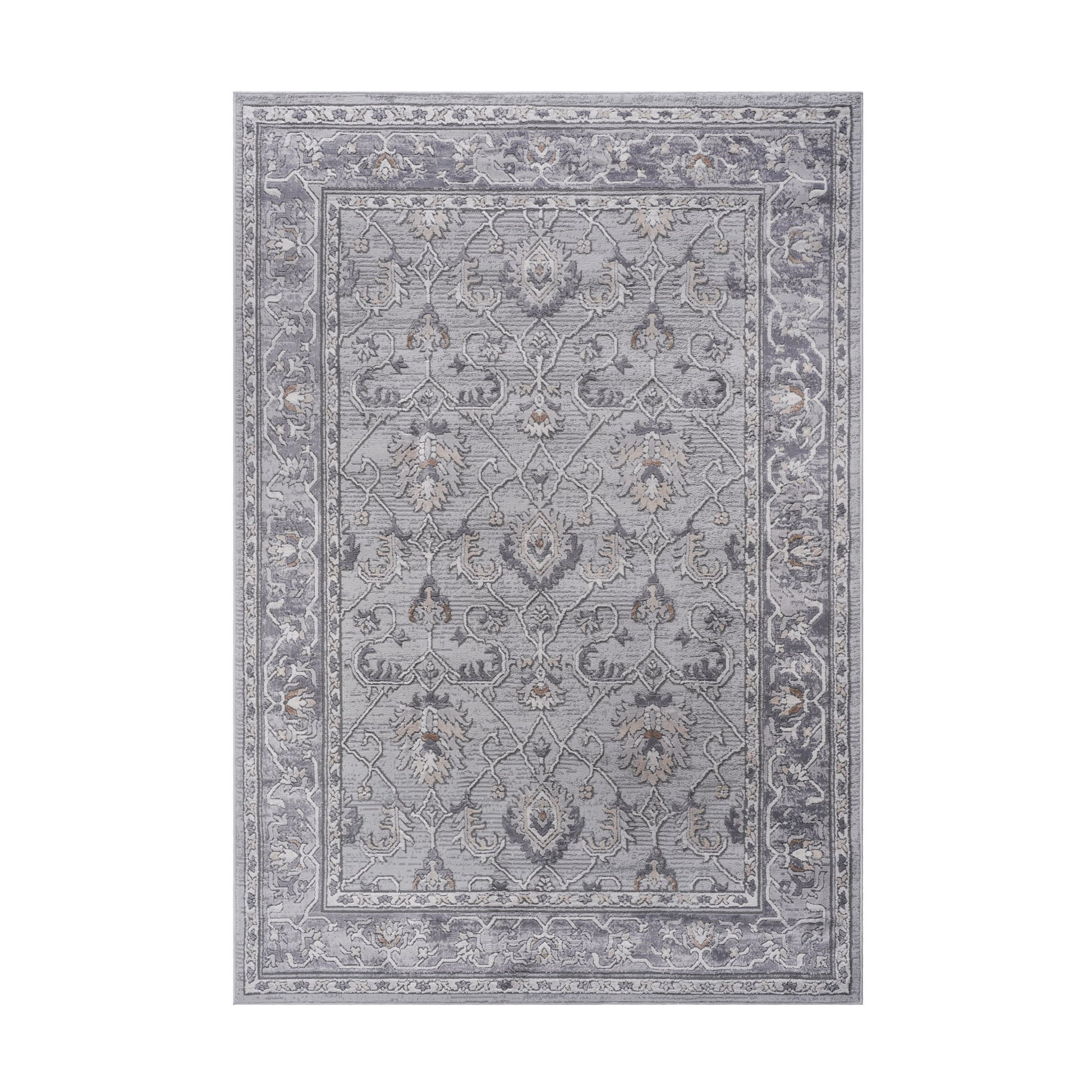 Marfi - 8' X 10' Oriental Area Rug - Ivory / Gray