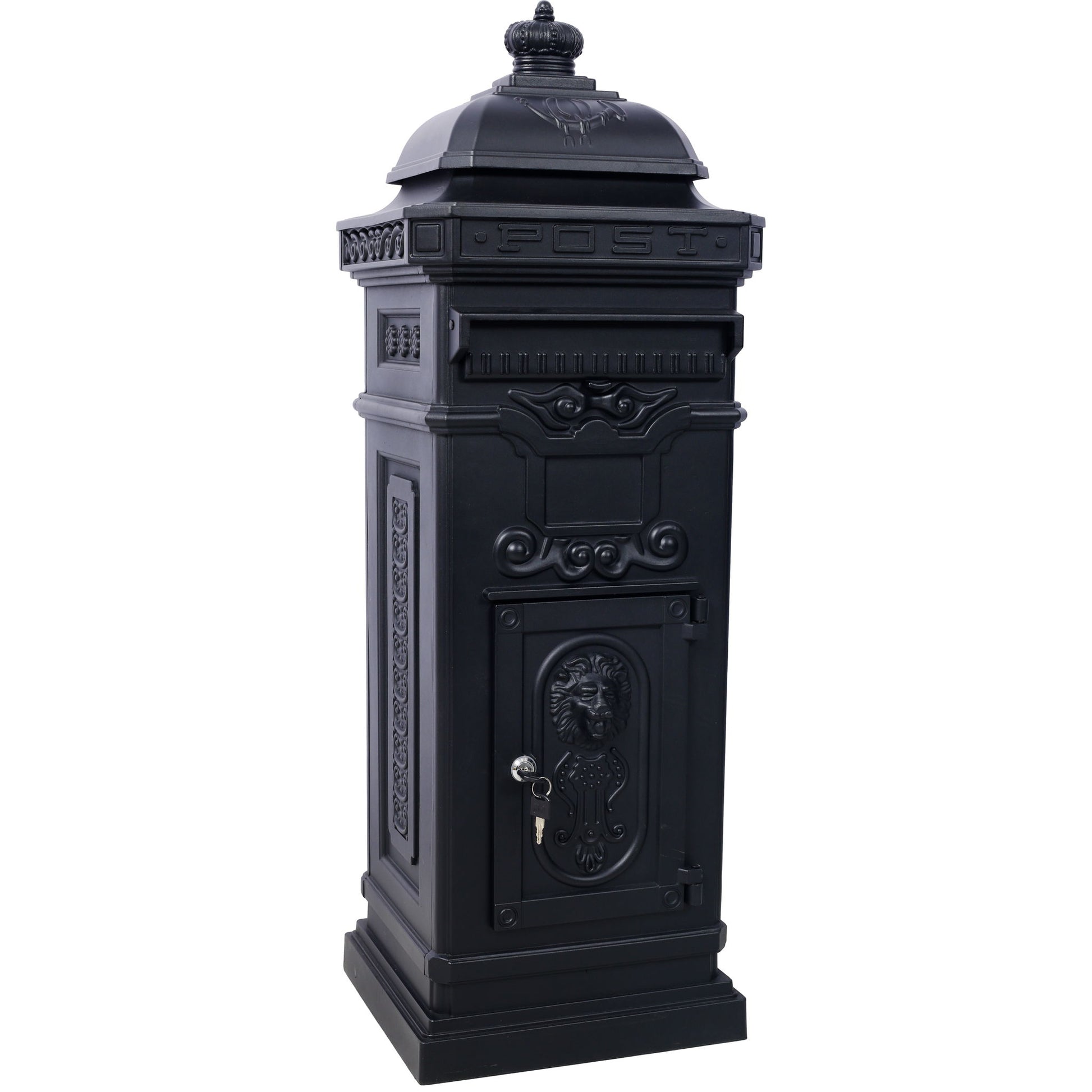 Mailboxs Residential Large-Capacity Letter Box, Rainproof Postbox Statue