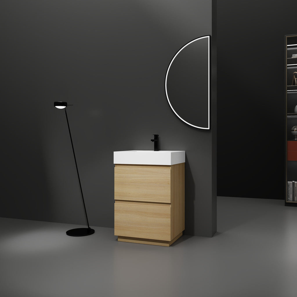 Modern Freestanding Bathroom Vanities With Single Sink Combo