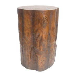 Rustic Tree Stump Side Table