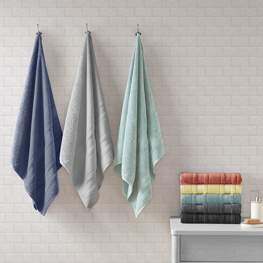 Adrien - 6 Piece Towel Set - Dark Gray