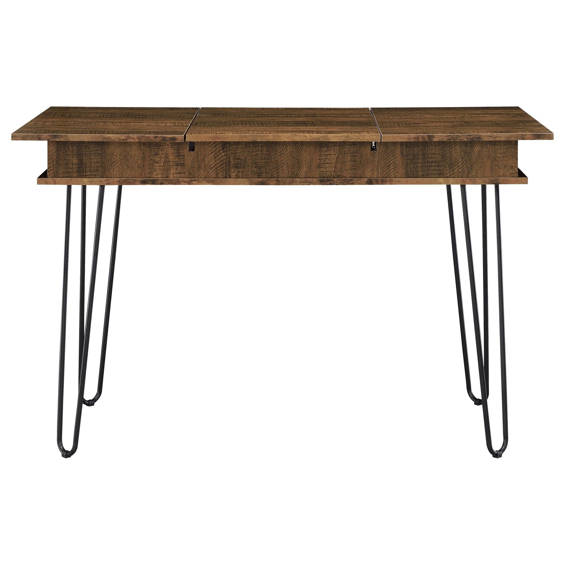 Writing Desk With 4 Hidden Storages - Brown