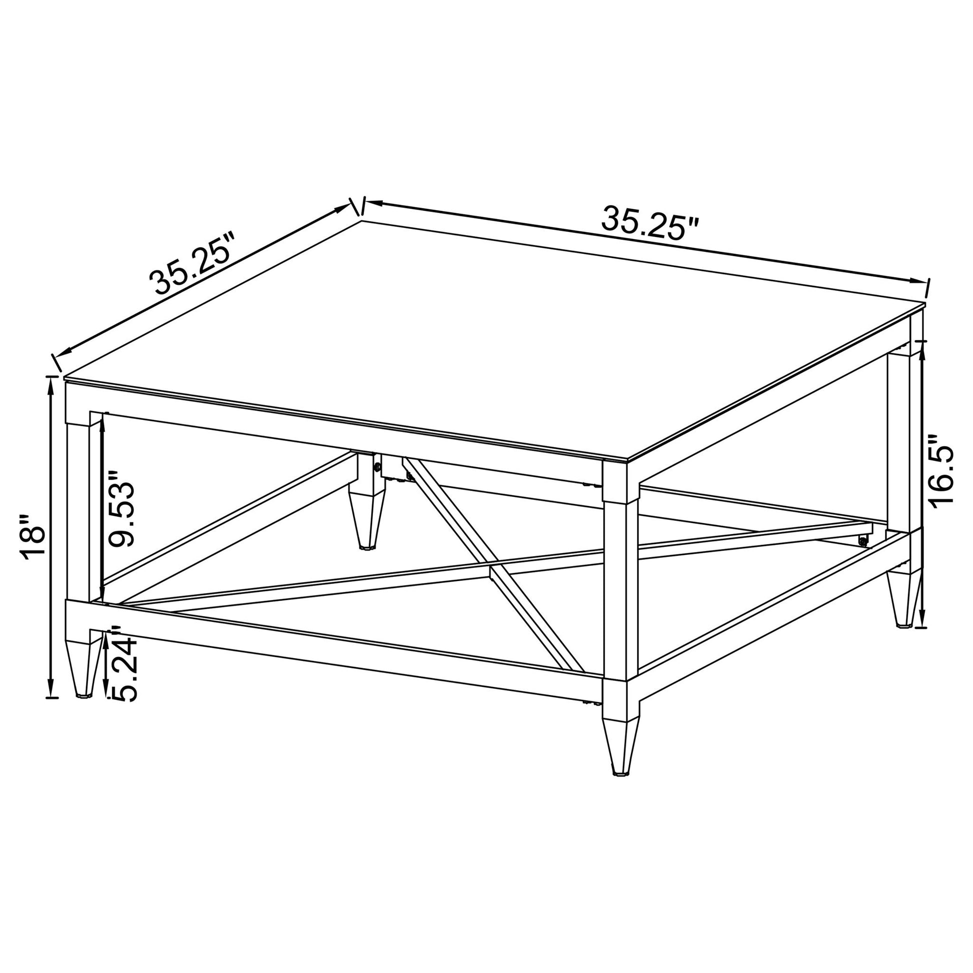 Wallingsford - Square Table