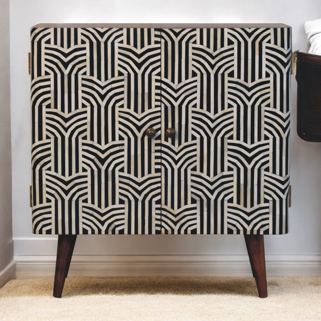 Edessa Bone Inlay Cabinet