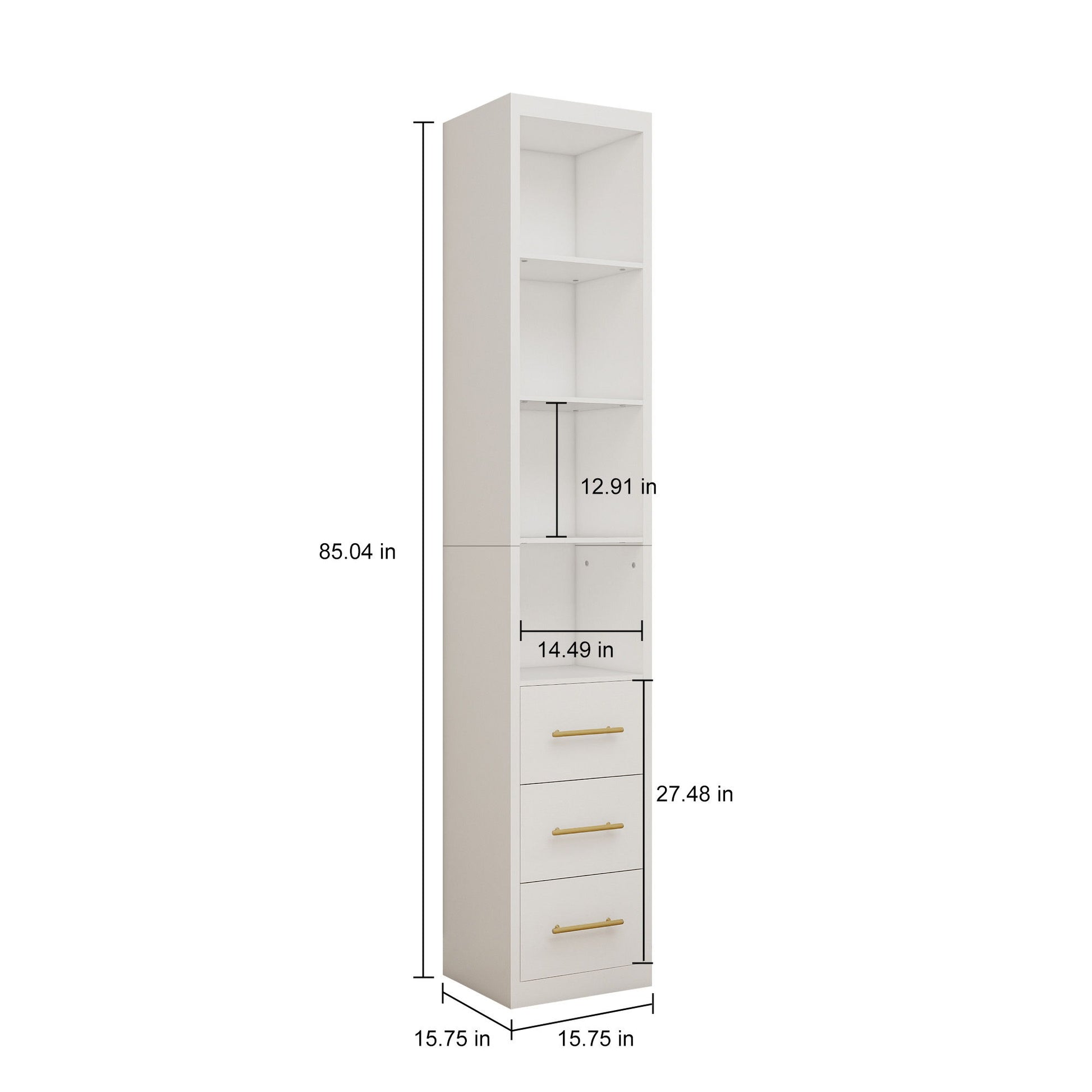 Tall Storage Cabinet With Drawers And Shelves