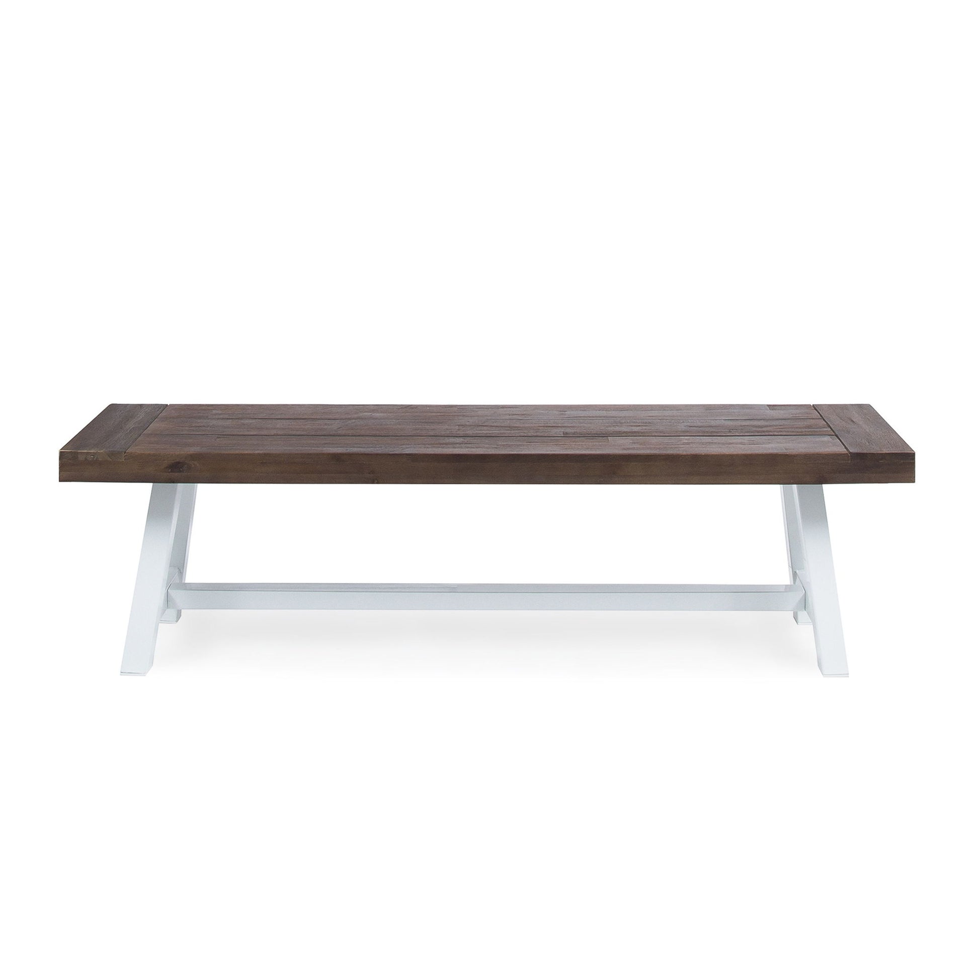 Tranquilizer - Outdoor Acacia Wood Bench With Slat Panel Design