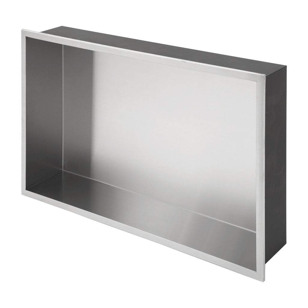 Stainless Steel Shower Niche With Seamless Design For Bathroom Storage