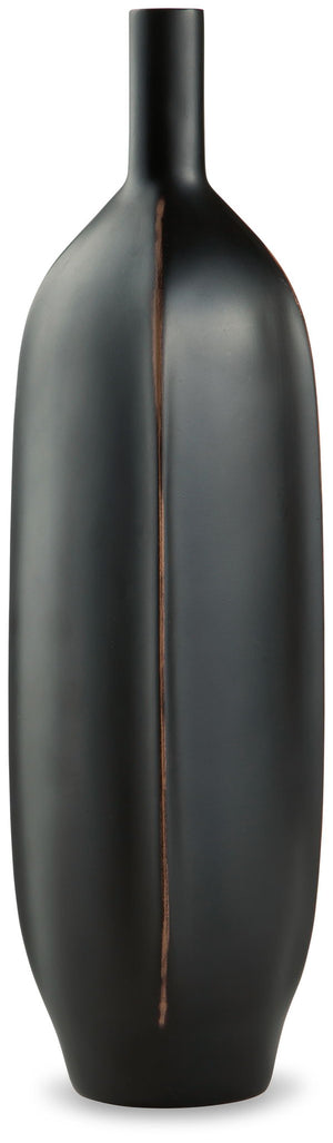 Rhaveney - Vase (Set of 3) - Large - Black