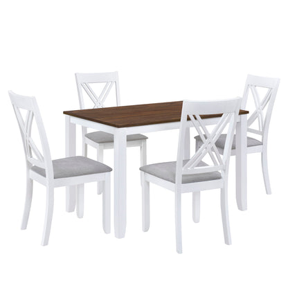 Gewnee - Dining Table Set 5 Piece - White