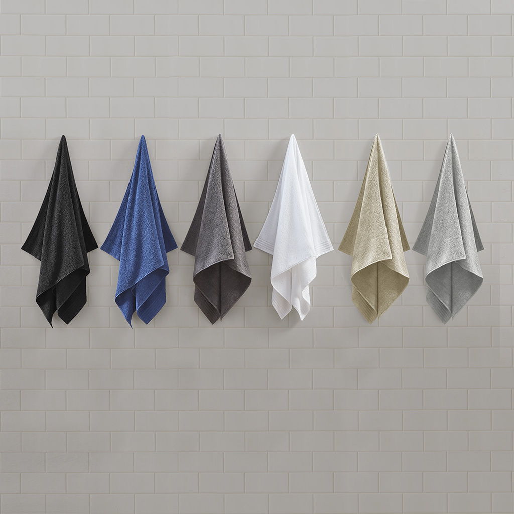 Big Bundle - Quick Dry 12 Piece Bath Towel Set - White