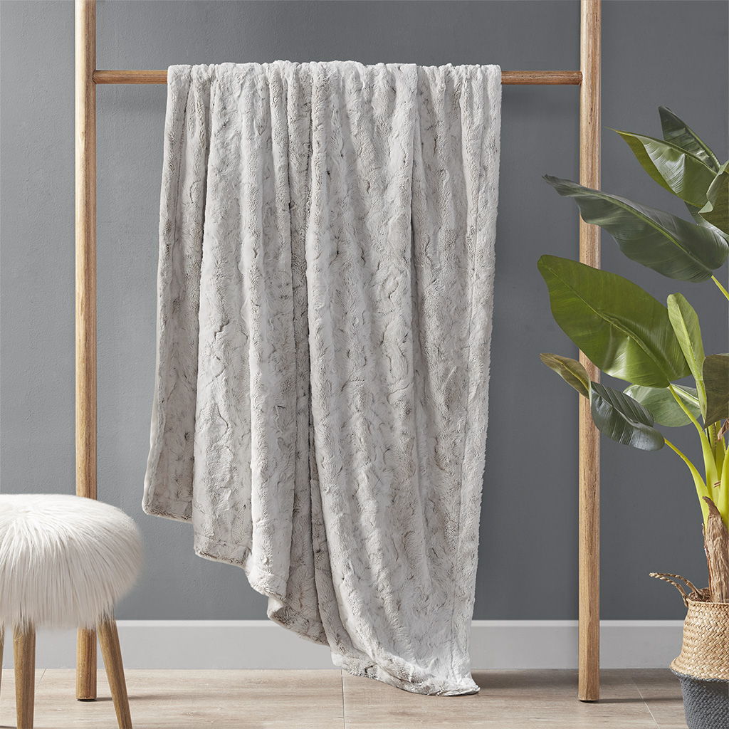 Zuri - Oversized Throw - Snow Leopard