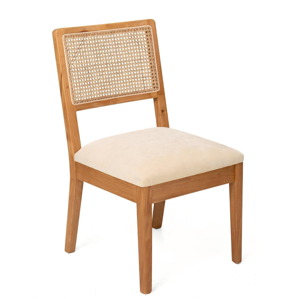 Compact Ergonomic Upholstered Side Chairs (Set of 2)