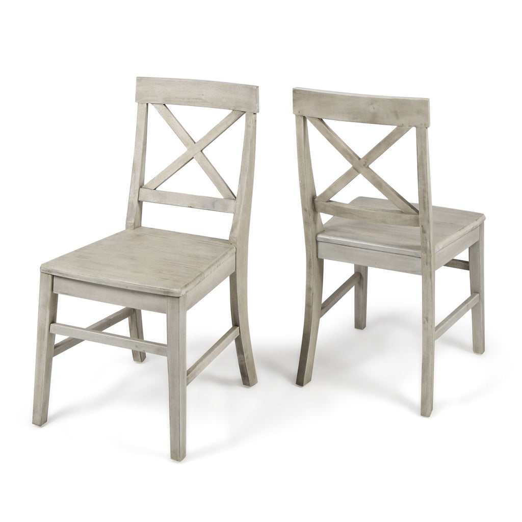 Plethora - Dining Chair With X Shaped Back (Set of 2)