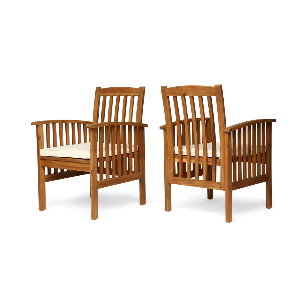 Casa - Acacia Dining Chair Set With Cushions,