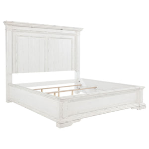 LED Light Panel Bed With Traditional Design