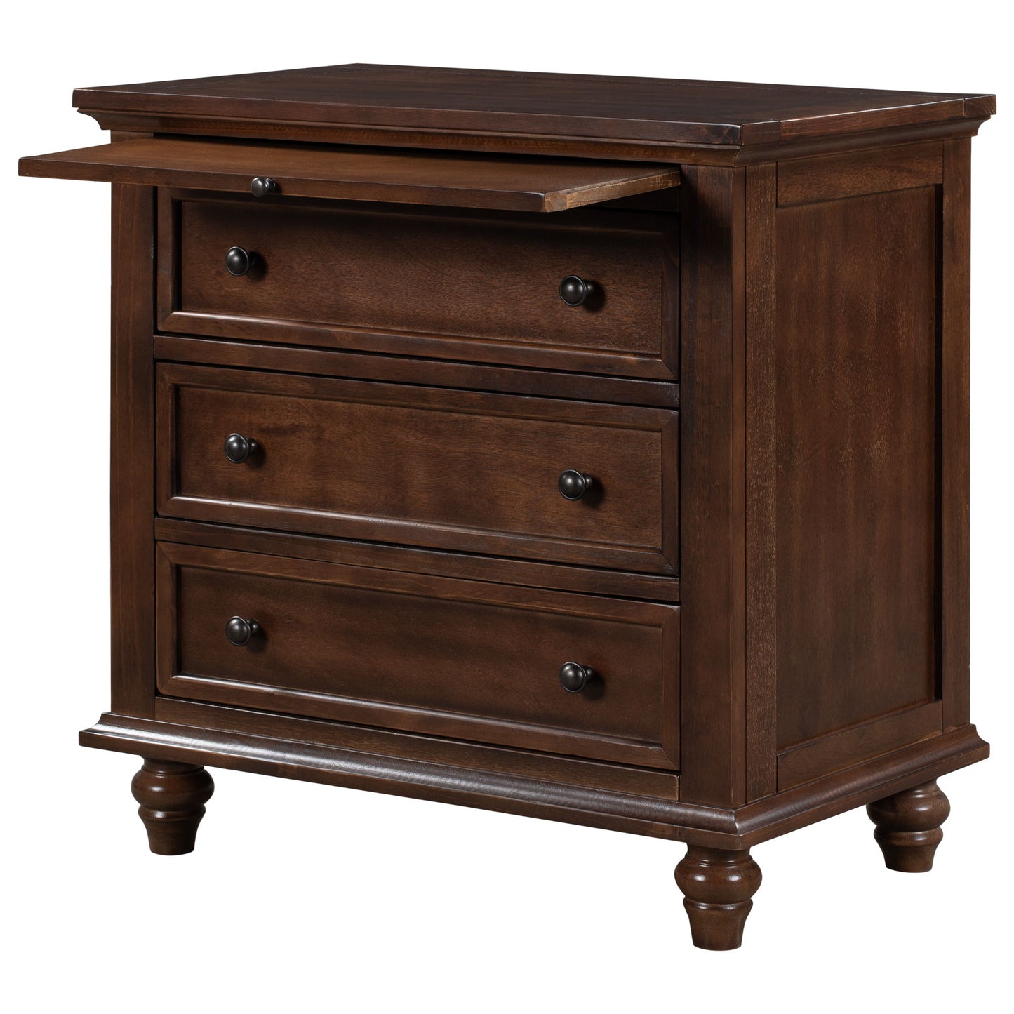 Bedroom - 3 Drawer Storage Nightstand