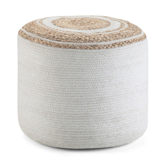 Serena - Round Braided Pouf