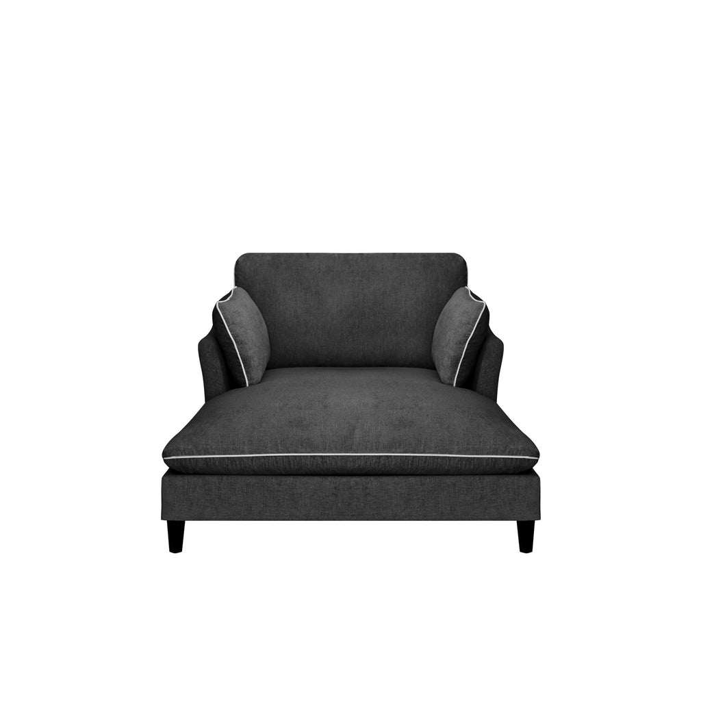 Modern Chaise Lounge Couch Sofa Bed With Pillows