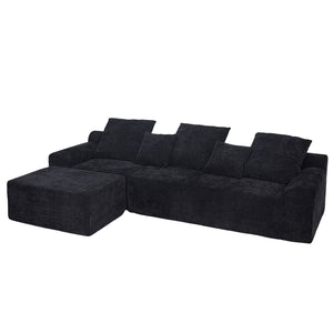Modern L Shaped Sectional Sofa With Adjustable Configurations