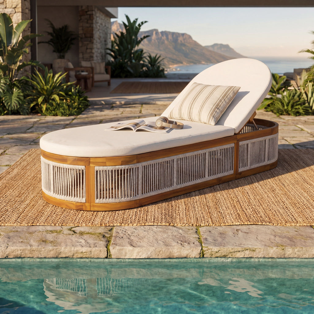 Chaise Lounge Set With 3 Position Adjustable