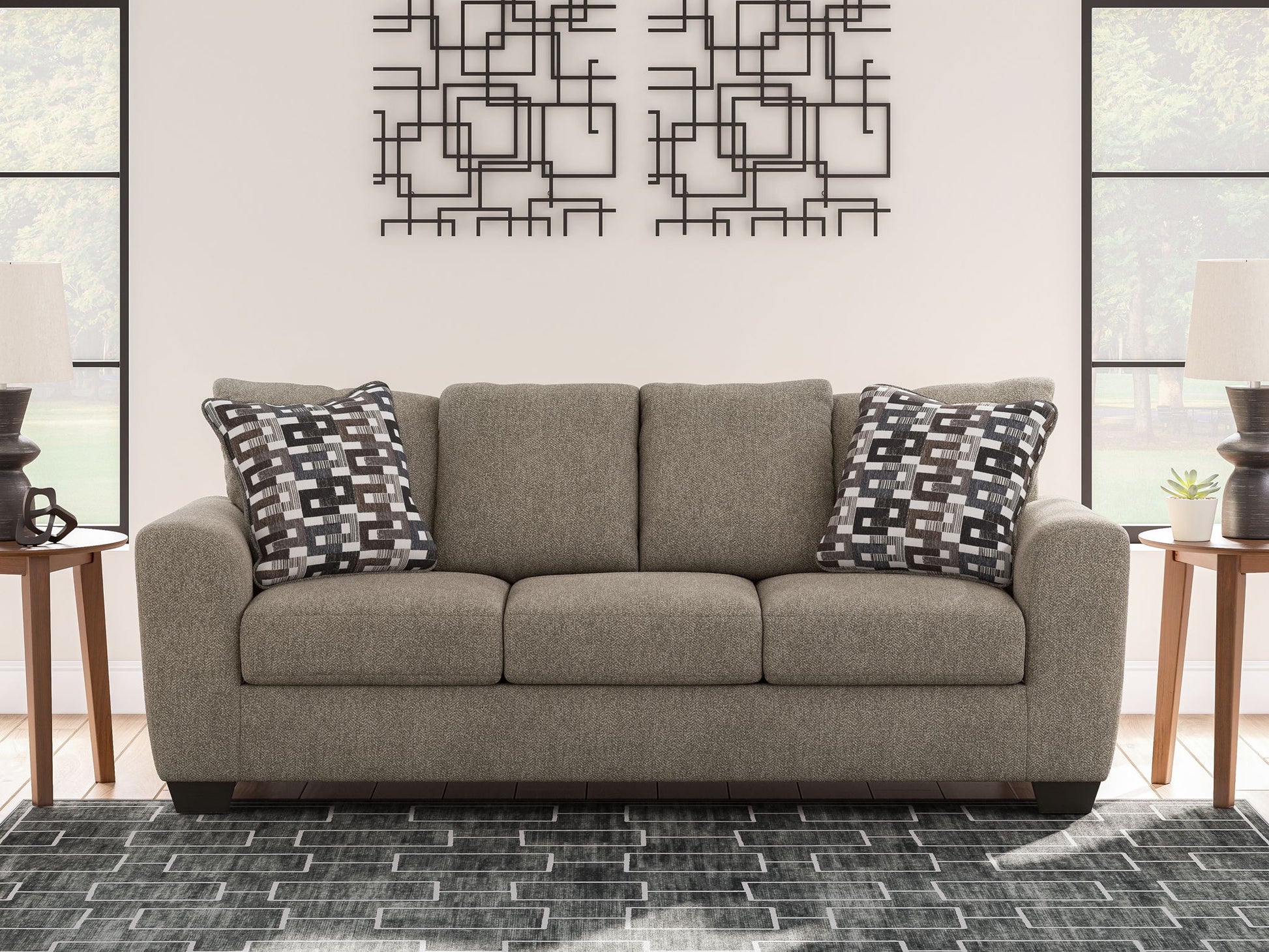 Triston-Peaks - Sofa - Suede