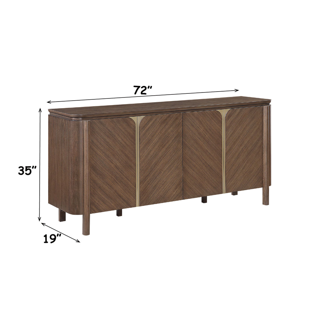 Ouida - Server - Brown / Gold