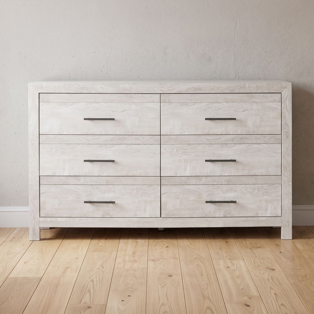 6 Drawer Dresser - Natural / Rustic