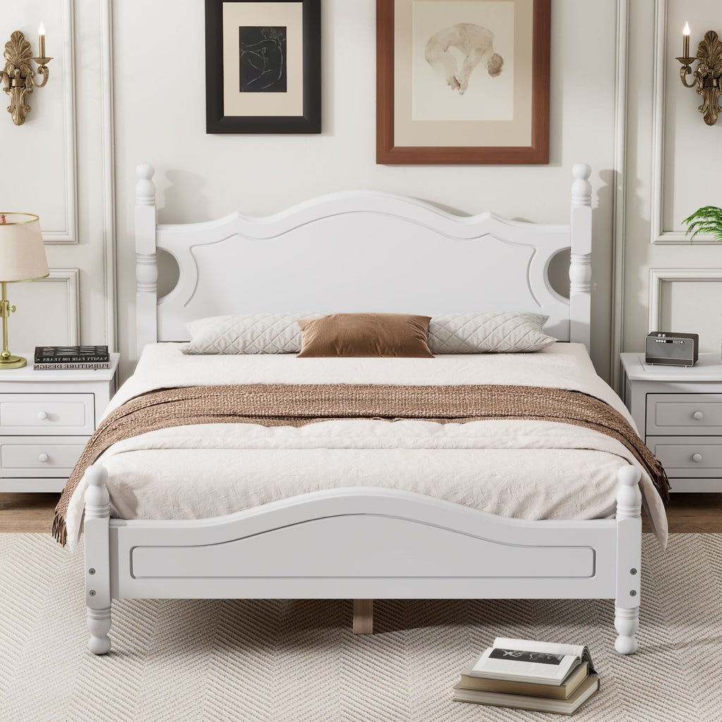 Platform Bed Frame With Slat Support