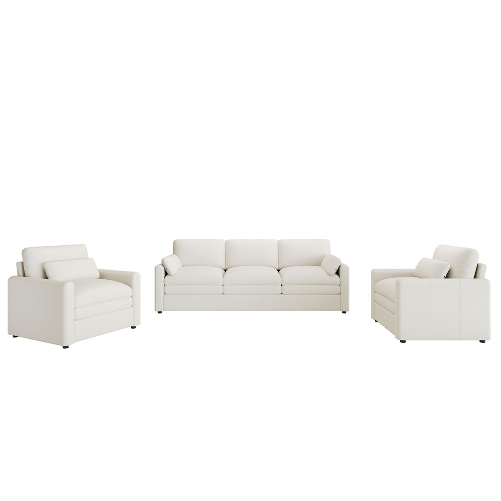 Cloud Sofa Set Couch For Living Room - Beige
