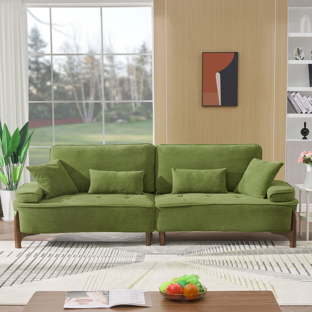 Comfortable Deep Seated Sofa With Pillows