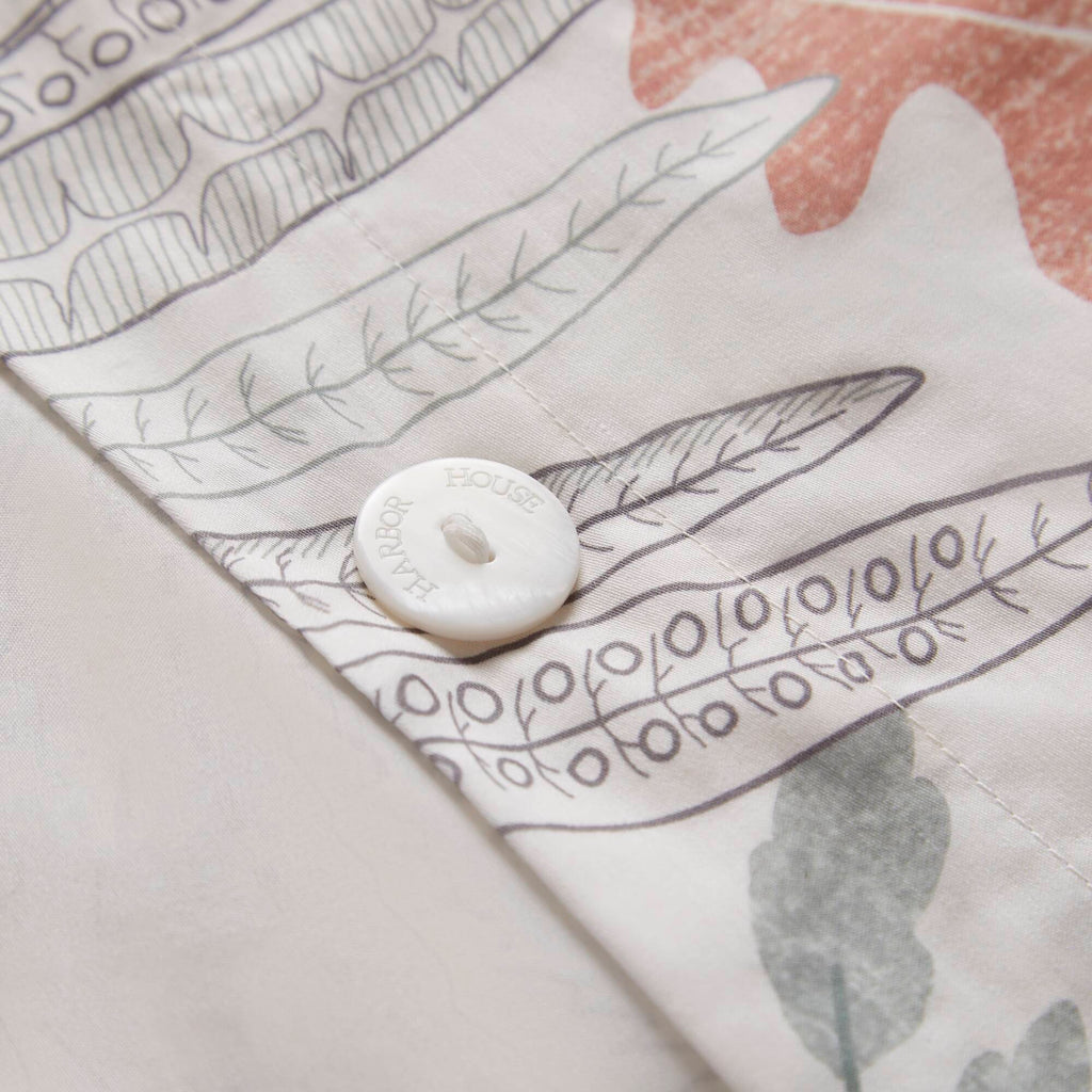 Fashion - King 100% Sateen Duvet Cover Set - Terracotta / Linen