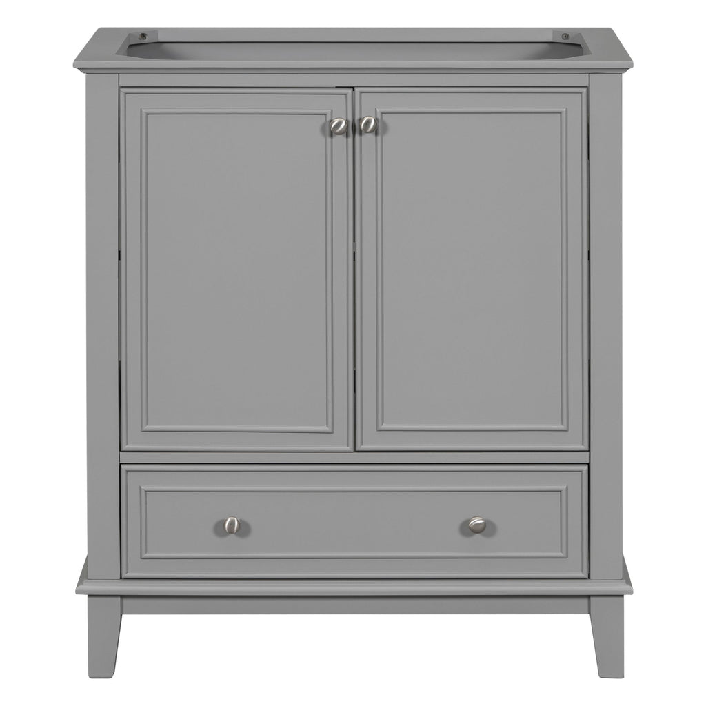 Modern Bathroom Vanity Base Only With Doors And Drawer