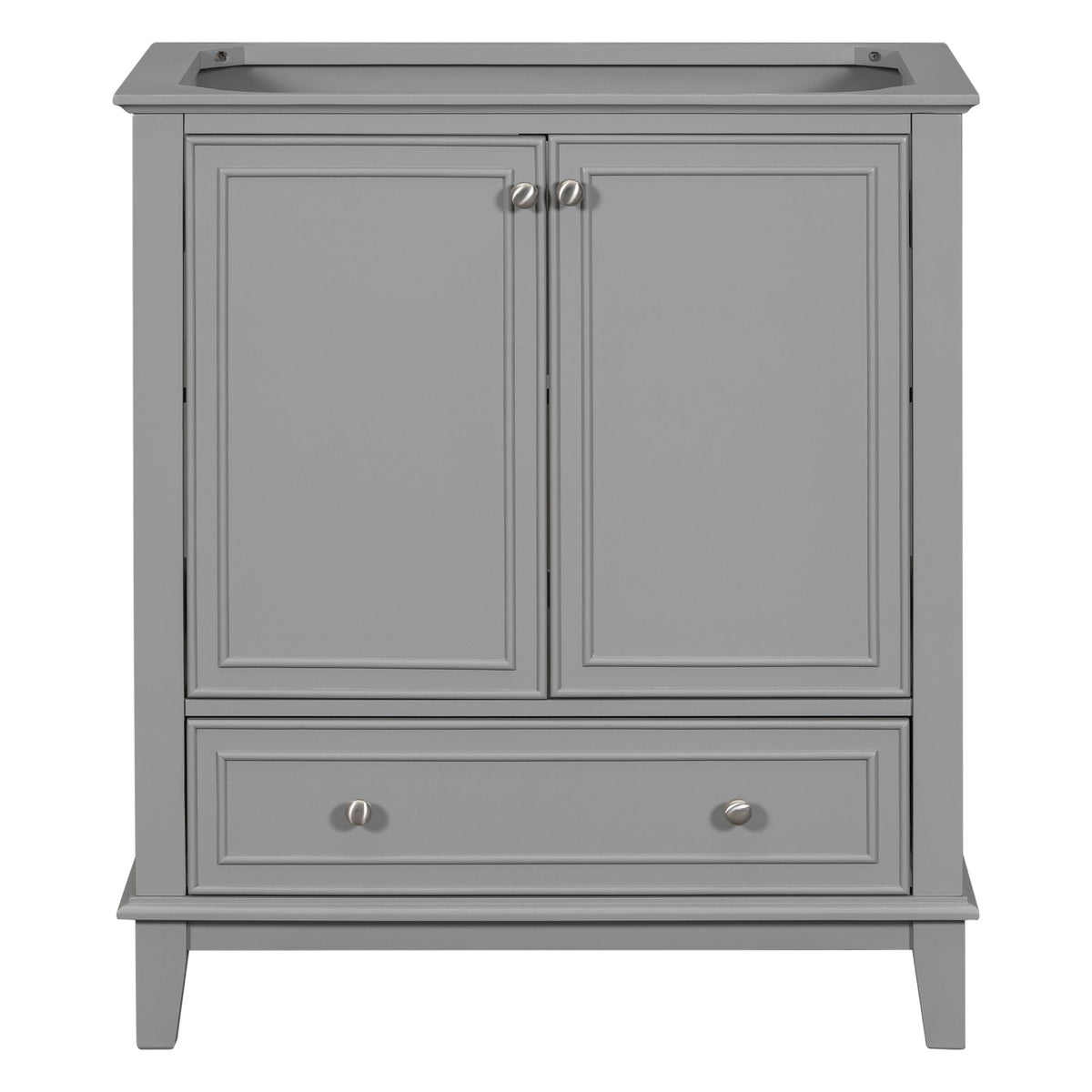 Modern Bathroom Vanity Base Only With Doors And Drawer